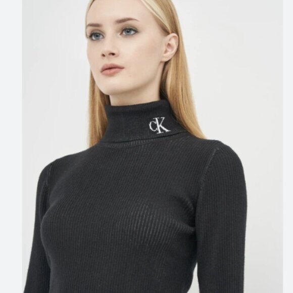 Calvin Klein sweater color black gray size M - Picture 2 of 6